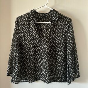 EUC BP Keyhole Blouse